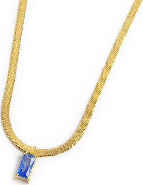 Marlù---Collana-catena-snake-con-zircone-baguette