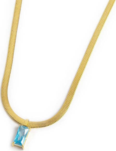 Marlù---Collana-catena-snake-con-zircone-baguette