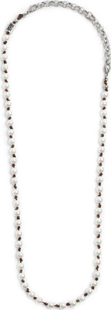 Marlù---Collana-cordino-marrone-con-perle