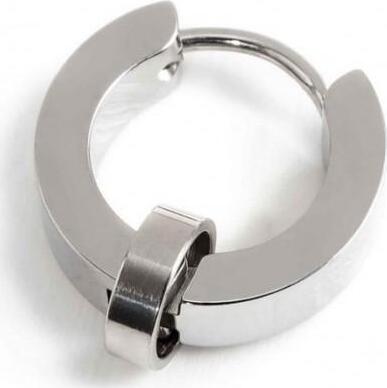 Marlù---MONO-ORECCHINO-CERCHIO-ACCIAIO-14MM-SP-3,80MM-CON-ANELLO