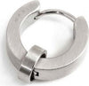 Marlù---MONO-ORECCHINO-CERCHIO-ACCIAIO-SATINATO-14MM-SP-3,80MM-CON-ANELLO