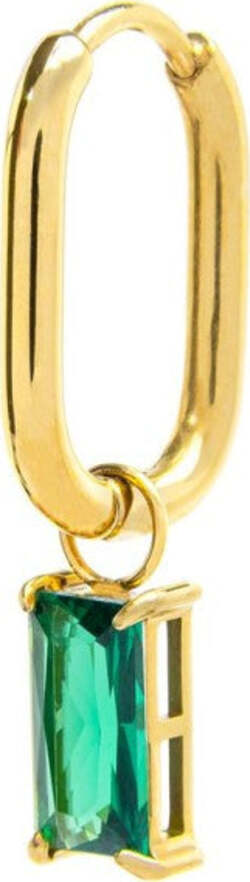 Marlù---Orecchino-ovale-con-zircone-baguette