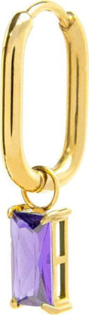 Marlù---Orecchino-ovale-con-zircone-baguette
