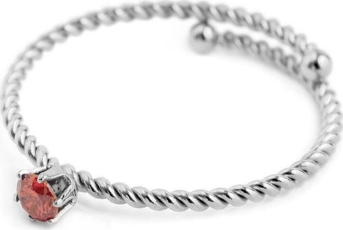 MARLÙ-ANELLO-CRISTALLO-ARANCIONE-3-MM-ACCIAIO