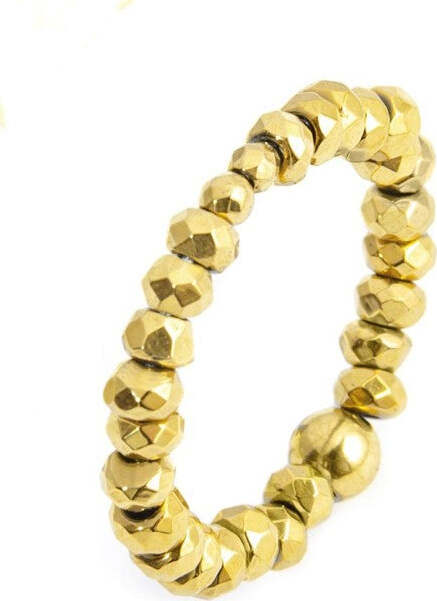 Marlù-Anello-elastico-ematite-sfaccettata