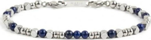 Marlù-BRACCIALE-ACCIAIO-PIETRE-LAPIS-ED-EMATITE