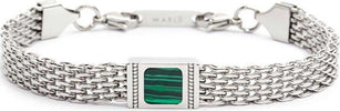 Marlù-Bracciale-con-pietra-centrale-catena-mesh