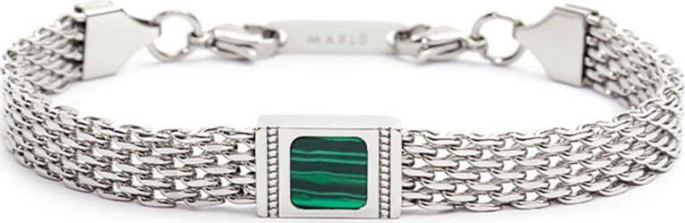 Marlù-Bracciale-con-pietra-centrale-catena-mesh