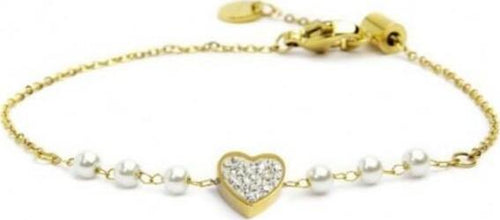 Marlù--Bracciale-Cuore-Con-Cristalli-Pvd-Oro