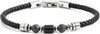 Marlù-BRACCIALE-ECOPELLE-NERA-CON-ELEMENTO-IN-ACCIAIO-PVD-NERO