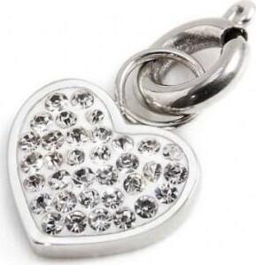 Marlù-CHARM-ACCIAIO-STRASS-BIANCHI-CUORE