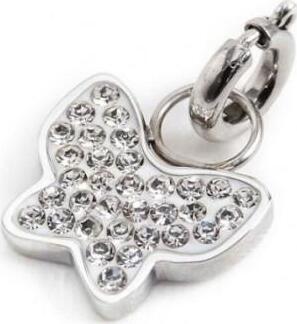 Marlù-CHARM-ACCIAIO-STRASS-BIANCHI-FARFALLA