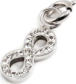 Marlù-CHARM-ACCIAIO-STRASS-BIANCHI-INFINITO