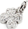 Marlù-CHARM-ACCIAIO-STRASS-BIANCHI-QUADRIFOGLIO