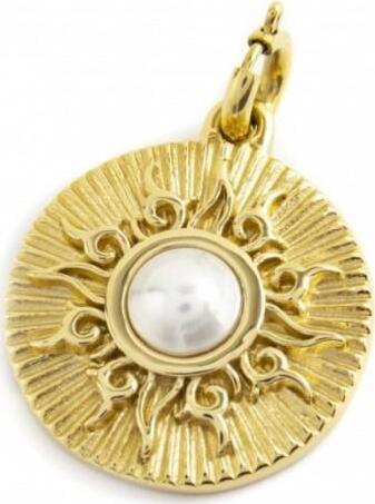 Marlù-CHARM-SOLE-CON-PERLA-PVD-ORO
