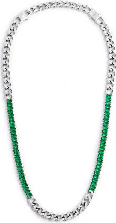 Marlù-Collana-catena-grumetta-con-tennis-cristalli-baguette