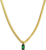 Marlù-Collana-catena-snake-cristallo-baguette-centrale