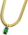 Marlù-Collana-catena-snake-cristallo-baguette-centrale