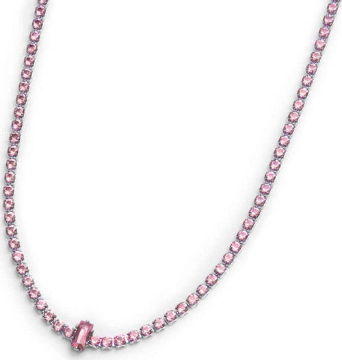 Marlù-Collana-tennis-con-zirconi-e-zircone-centrale-baguette