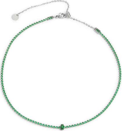 Marlù-Collana-tennis-con-zirconi-e-zircone-centrale-baguette