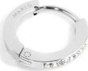 Marlù-MONO-ORECCHINO-CERCHIO-ACCIAIO-13MM-CRISTALLI-BIANCHI