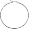 MARLù-MONO-ORECCHINO-CERCHIO-ACCIAIO-MARTELLATO-DIAMETRO-6CM
