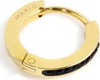 Marlù-MONO-ORECCHINO-CERCHIO-PVD-ORO-13MM-CRISTALLI-NERI