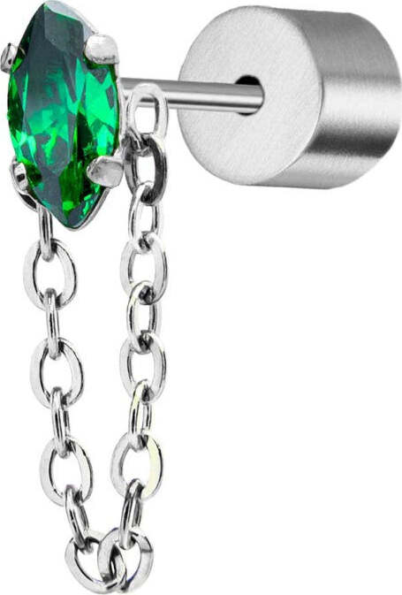 Marlù-Orecchino-a-lobo-con-zircone-e-catena-cross