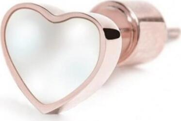 Marlù--Orecchino-Cuore-Con-Madreperla-Pvd-Rosè