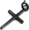 MARLU'-CHARM-ACCIAIO-PVD-NERO-SATINATO-CROCE