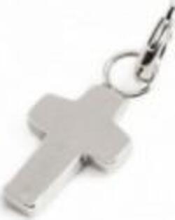 MARLU'-CHARM-ACCIAIO-STRASS-BIANCHI-CROCE