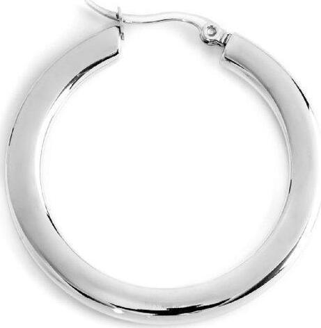 Marlu-MONO-ORECCHINO-ACCIAIO-CERCHIO-DIAMETRO-4CM