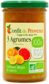 Marmellata Biologica 290g - 3 Agrumi 100% Da Frutta Con Arance, Limoni E Pompelmi Senza Zucchero Aggiunto