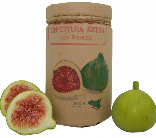 Marmellata di Fichi Siciliani 370g Confettura Artigianale 100% Siciliana di Fico Marmellata Vegana Prodotta in Sicilia Made in Italy marmellata Tesori Di Sicilia - Nicosia, Commerciovirtuoso.it