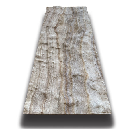 CAPPOTTO esterno - interno isolante in STYROFOAM 3D spess. 2,5cm (120x50cm) con resine e malta Marmo pregiato grezzo
