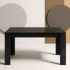 Tavolo Gliese con gambe e piano in MDF, design moderno, per arredo interno 137/185 x 90 h 76 cm