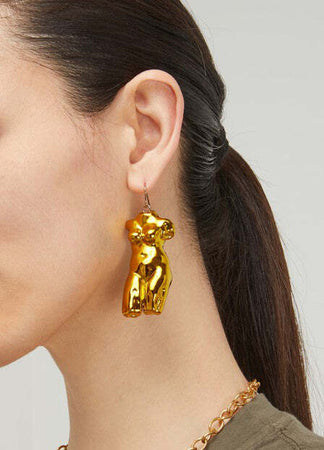 MARNI ORECCHINO PENDENTE IN METALLO GOLD Moda/Donna/Gioielli/Orecchini Scontolo.net - Potenza, Commerciovirtuoso.it