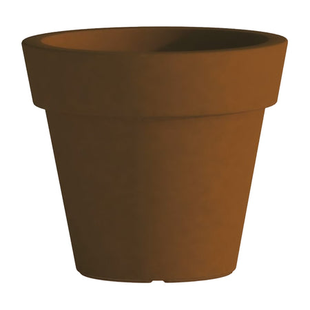 Vaso Cromia Gemma per piante decorazione tinta unita in resina "Made in Italy"