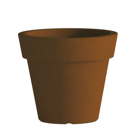 Vaso Cromia Gemma per piante decorazione tinta unita in resina "Made in Italy"