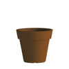 Vaso Cromia Gemma per piante decorazione tinta unita in resina Made in Italy