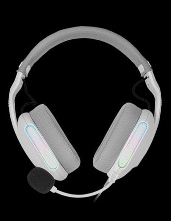 MARSGAMING GAMING CUFFIA+MIC MHPRO WHITE RGB PC MAC CONSOLES SAMRTHPONE TAB