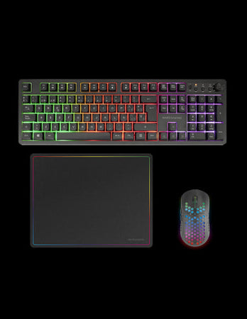 MARSGAMING GAMING TASTIERA+MOUSE+PAD MCPWXIT WIRELESS NERA