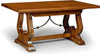 MARSHALL---tavolo-da-pranzo-allungabile-in-legno-massello-85x160/205/250/295/340-con-decoro-in-ferro-Tinta-noce-Milani-Home