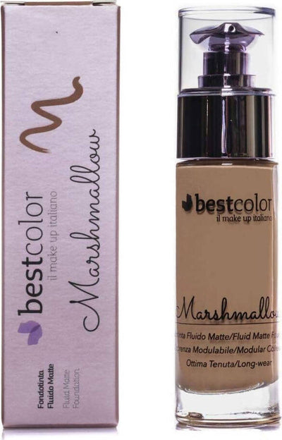 Marshmallow Best Color Fondotinta Fluido Matte 30ml Finish Opaco Fondotinta Liquido Coprenza Modulabile Tenuta 24h Bellezza/Trucco/Viso/Fondotinta Profumeria Chèri - Locri, Commerciovirtuoso.it