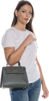 Marsi---Pochette-da-Donna-Grigio-Effetto-Vintage-In-Vera-Pelle