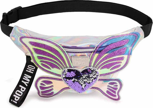 MARSUPIO-OH-MY-POP!-ARGENTO-MARSUPIO-SCINTILLANTE-WAIST-WINGS