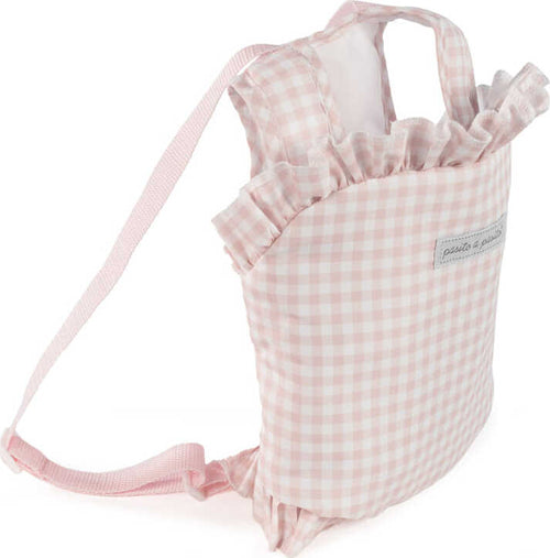 Marsupio-Tom-per-Bambole-Pasito-A-Pasito-Vichy-Pink