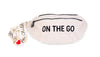 Marsupio Childhome Banana Bag On The Go Teddy Off White Ecrù