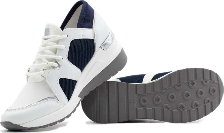 Marta Marzotto Mm2031 Sneakers Casual Donna Bianche E Nere Con Suola Rialzata Scarpe Donna Sportive Con Lacci Moda/Donna/Scarpe/Sneaker e scarpe sportive/Sneaker casual Starbag - Gaeta, Commerciovirtuoso.it
