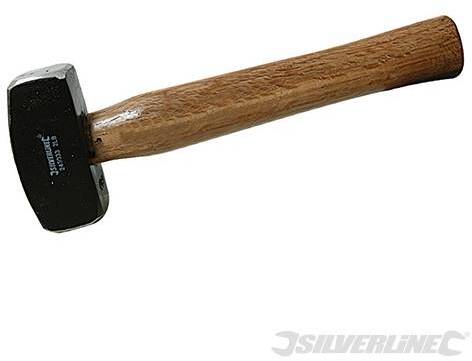 Martello Silverline mazzetta 0.9kg testa in acciaio manico in legno peso Offerta
